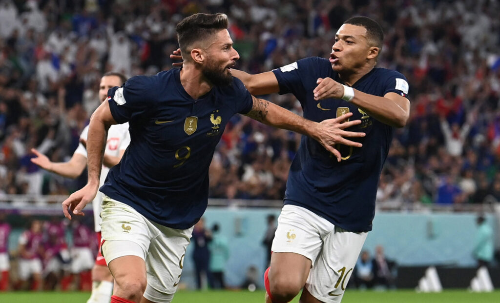 Mondiali 2022 Mbappé Giroud la Francia supera la Polonia e vola ai