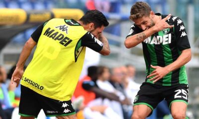 berardi esultanza bis sassuolo settembre 2017