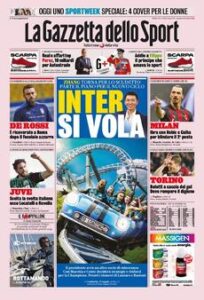 Prima pagina Gazzetta 10 04 2021