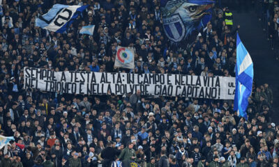 Striscione Tifosi Lazio Pino Wilson