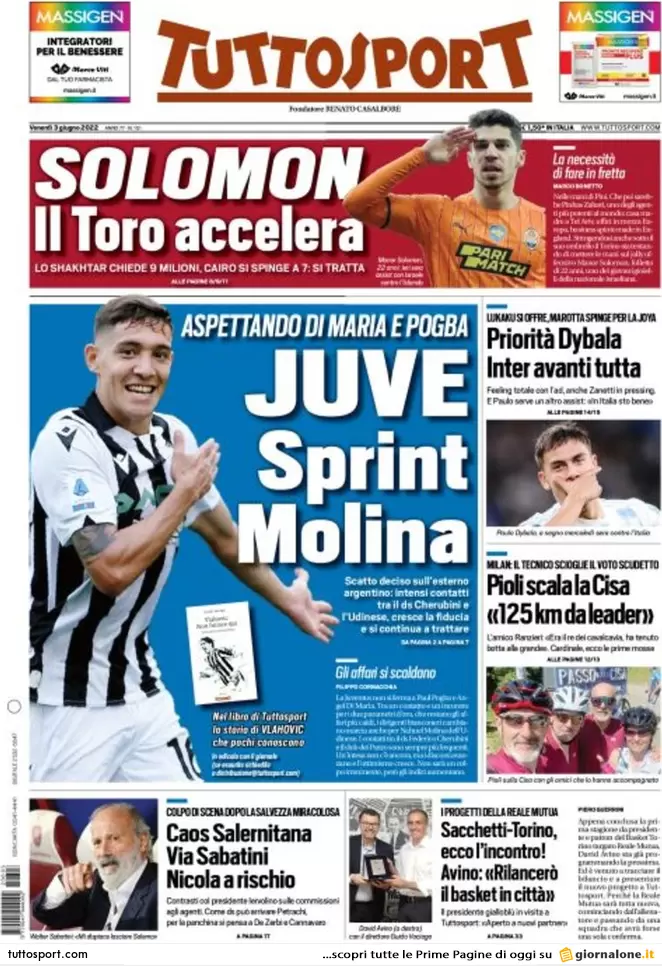 tuttosport 3 giugno