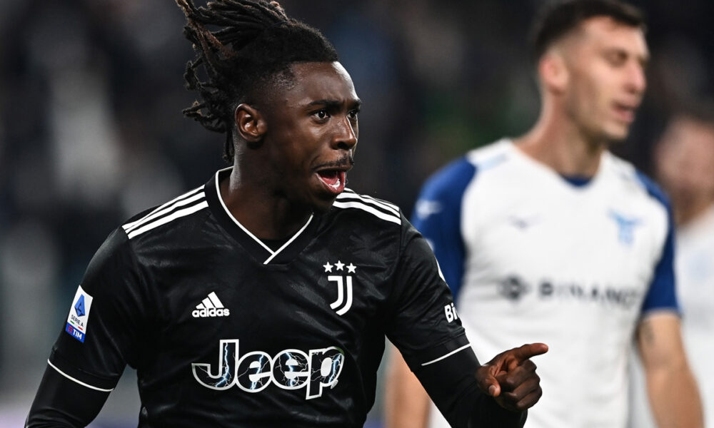 Kean, attaccante della Juve, a rischio per la Coppa Italia contro la Lazio