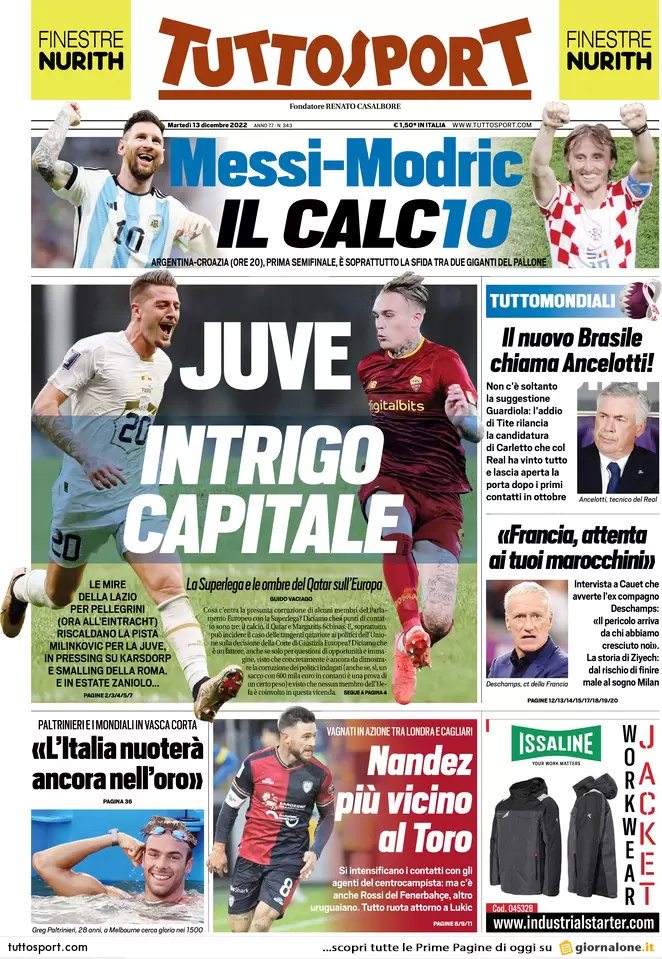 tuttosport 13 dicembre