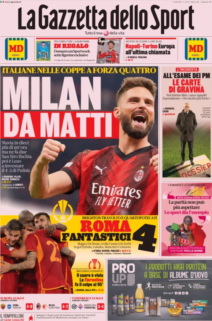 la gazzetta dello sport 050803277