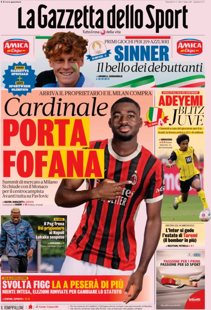 la gazzetta dello sport 050305381