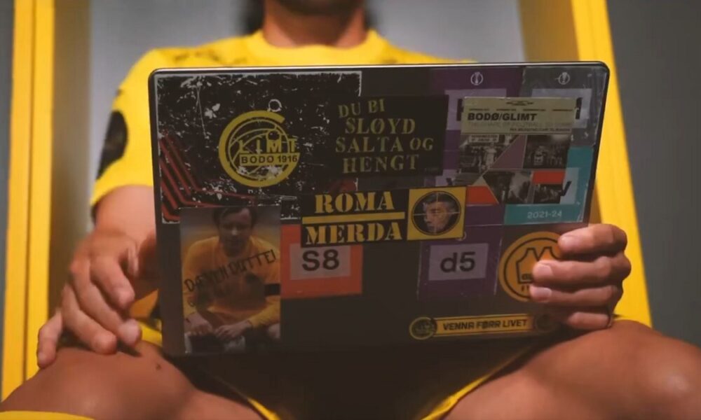 Bodo Glimt, Adesivo ‘Roma M***a’ nella presentazione di un nuovo giocatore. POLEMICA tra i tifosi giallorossi