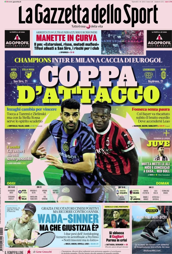 la gazzetta dello sport 065812305