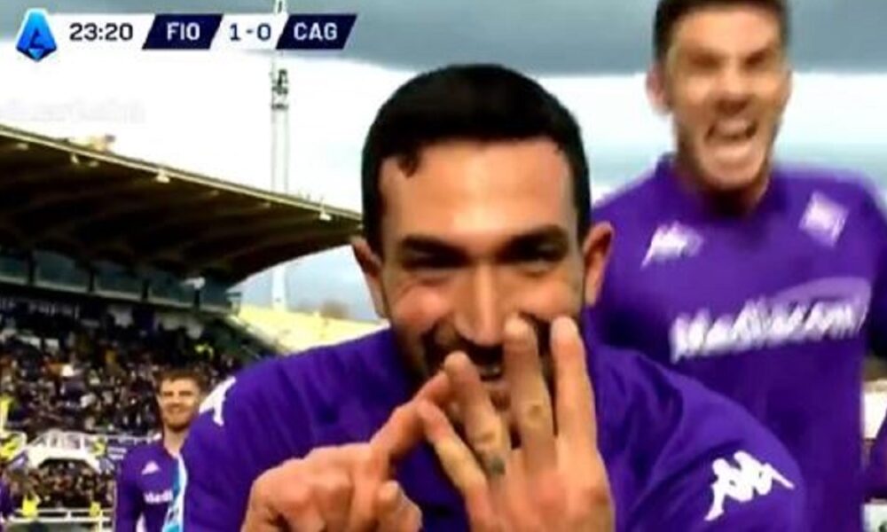 Fiorentina Cagliari 1-0: l’ex biancoceleste Cataldi decide la partita con una dedica per Bove