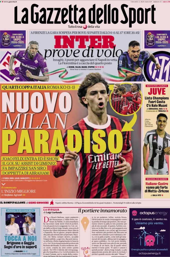 la gazzetta dello sport 054809708