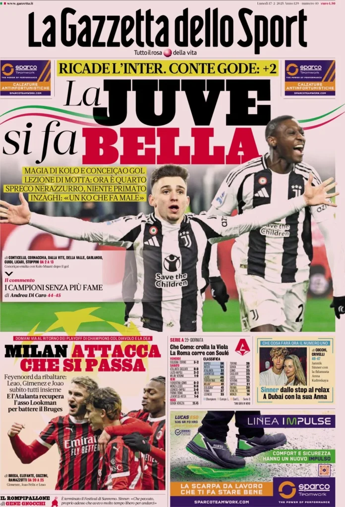 la gazzetta dello sport 054832895