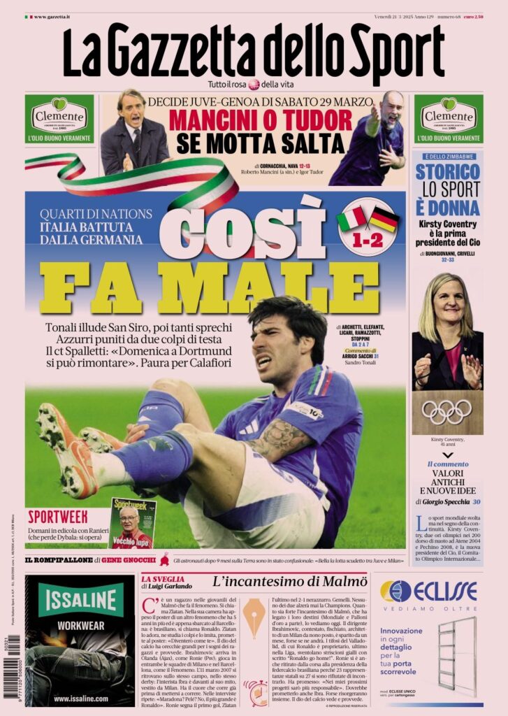 gazzetta 21 03 25