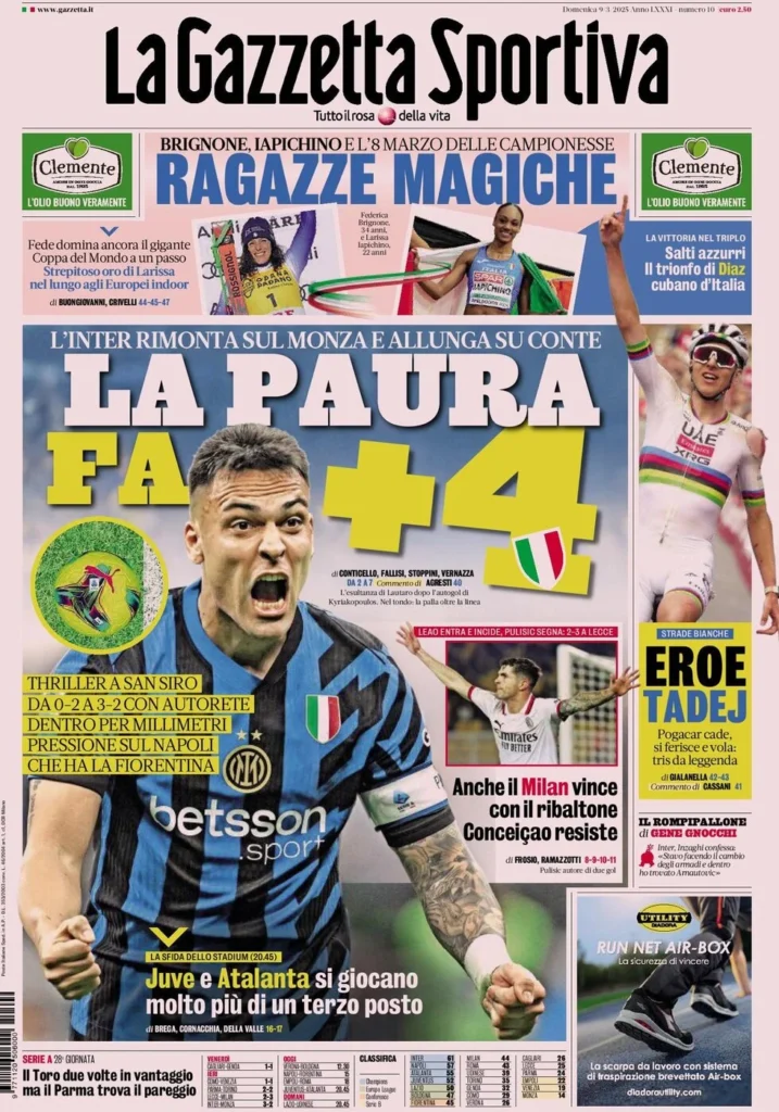 la gazzetta dello sport 031513634