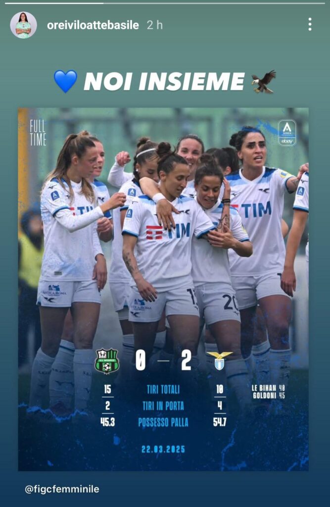 lazio women sassuolo