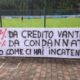 striscioni auronzo 14 luglio