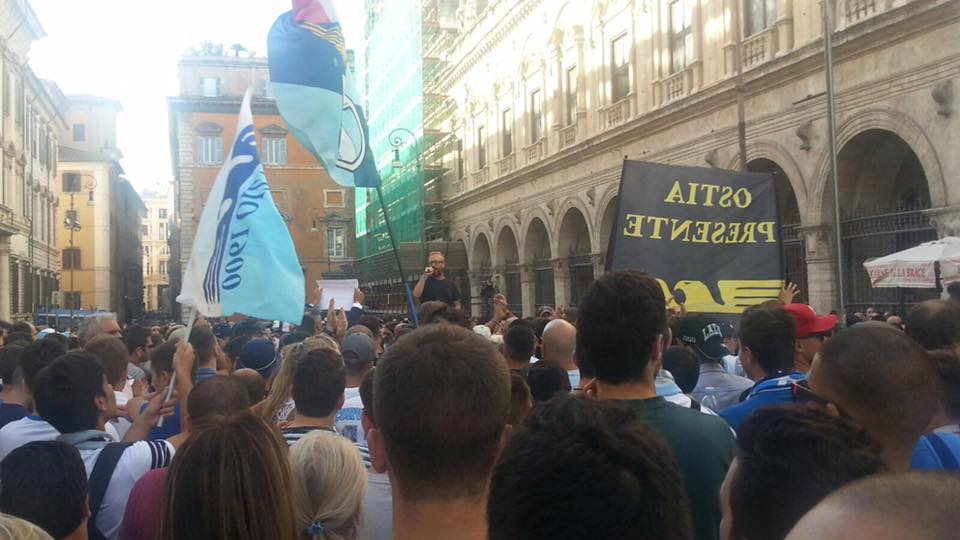 protesta lazio piassa santi apostoli jpg