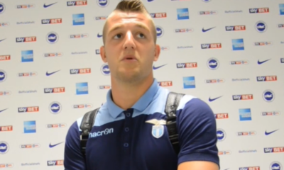 sergej milinkovic mixed zone vs brighton screen