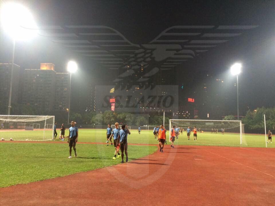 shanghai supercoppa allenamento lazio