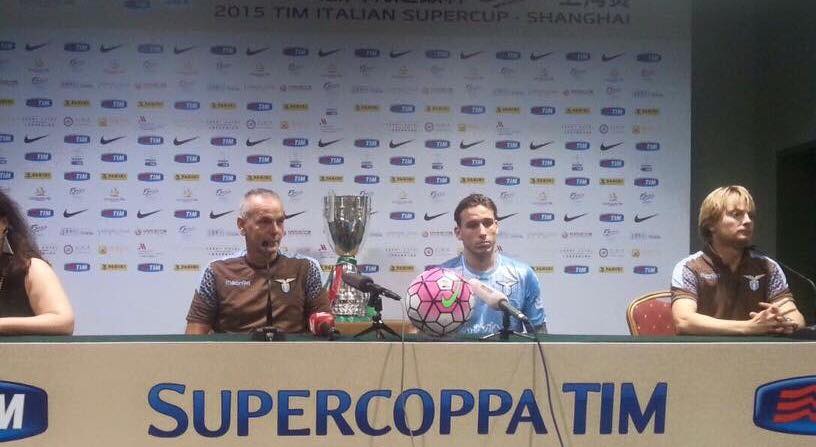 supercoppa conferenza pioli biglia